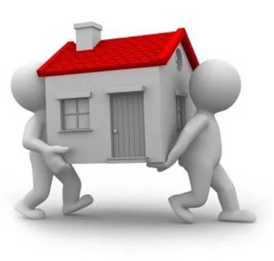 Ilustração de mudança residencial